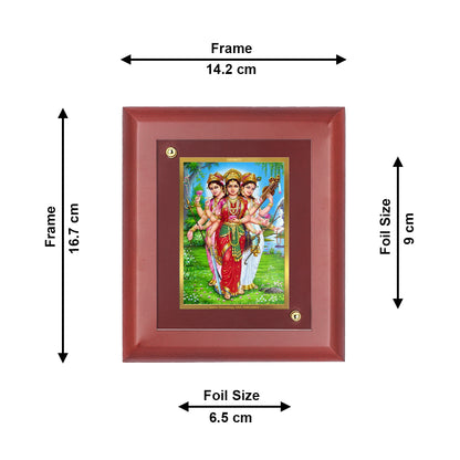 DIVINITI 24K Gold Plated Foil Thiruvalluvar Luxurious Wall Photo Frame Idol for Home Decor, Wall Hanging, Table Top, Gift|MDF Size 1 (16.7x14.2 CM)