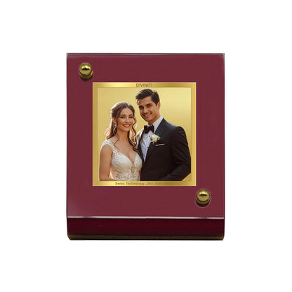 Diviniti MDF Personalization Car Dashboard Frame in 24K Gold Plated Foil