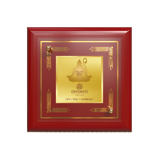 Diviniti MDF Frame Personalised Tabletop Photo Frame in 24K Gold Plated Foil