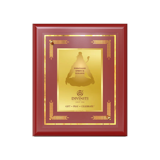 Diviniti MDF Frame Personalised Tabletop Photo Frame in 24K Gold Plated Foil