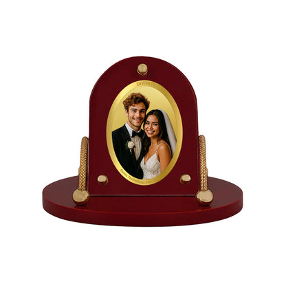 Diviniti MDF Personalization Car Dashboard Frame in 24K Gold Plated Foil