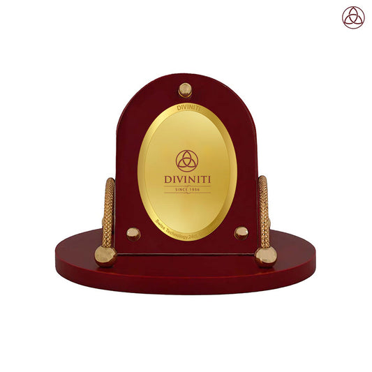 Diviniti MDF Personalization Car Dashboard Frame in 24K Gold Plated Foil