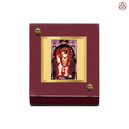 Mehandipur Bala Ji | Divine Lord Bala Ji Car Dashboard & Tabletop Photo Frame in 24K Gold Plated Foil