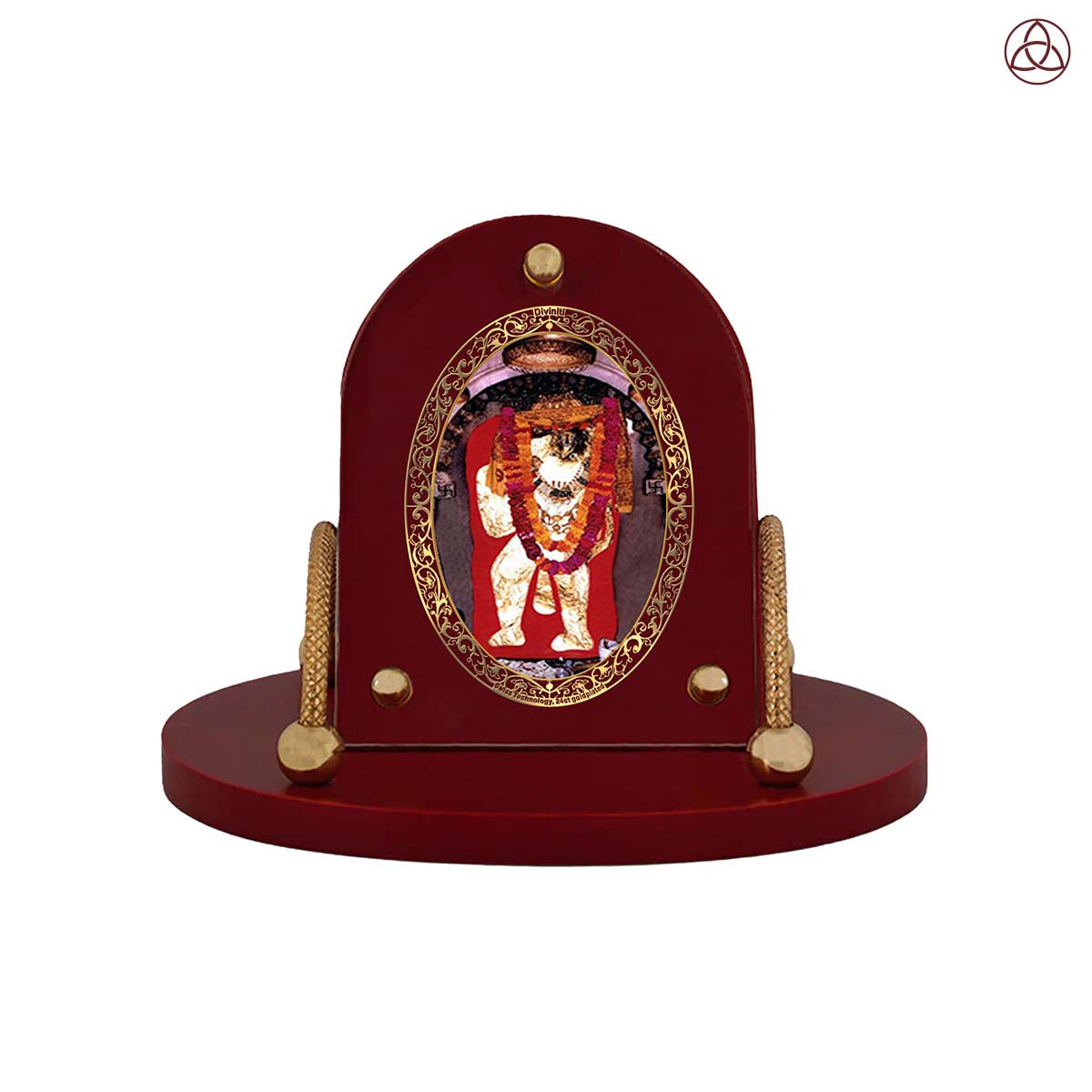 Mehandipur Bala Ji | Divine Lord Bala Ji Car Dashboard & Tabletop Photo Frame in 24K Gold Plated Foil