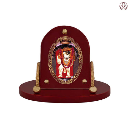 Mehandipur Bala Ji | Divine Lord Bala Ji Car Dashboard & Tabletop Photo Frame in 24K Gold Plated Foil