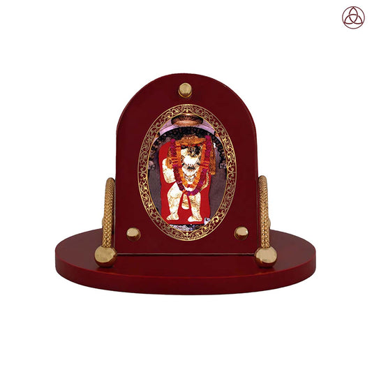 Mehandipur Bala Ji | Divine Lord Bala Ji Car Dashboard & Tabletop Photo Frame in 24K Gold Plated Foil