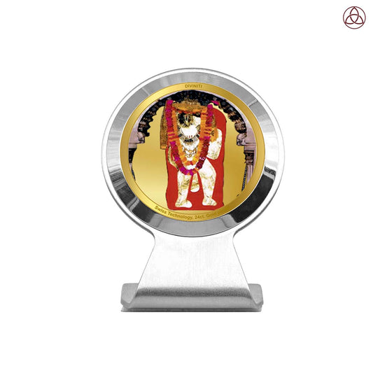 Mehandipur Bala Ji | Divine Lord Bala Ji Car Dashboard & Tabletop Photo Frame in 24K Gold Plated Foil