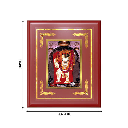 Mehandipur Balaji | Divine Hanuman of Healing and Protection Wall & Tabletop Frame in 24K Gold Plated Foil
