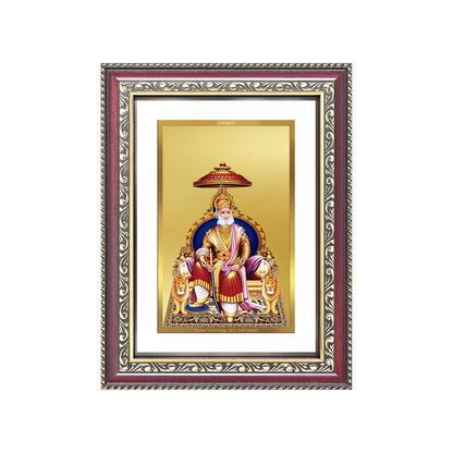 Maharaja Agrasen | King Agrasen Wall and Tabletop Photo Frame in 24K Gold Plated Foil