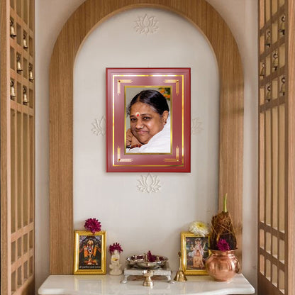 Mata Amritanandamayi | Guru Amma For Wall & Tabletop Frame in 24K Gold Plated Foil