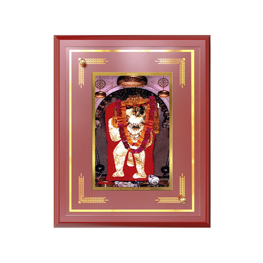 Mehandipur Balaji | Divine Hanuman of Healing and Protection Wall and Tabletop Photo Frame in 24K Gold Plated Foil