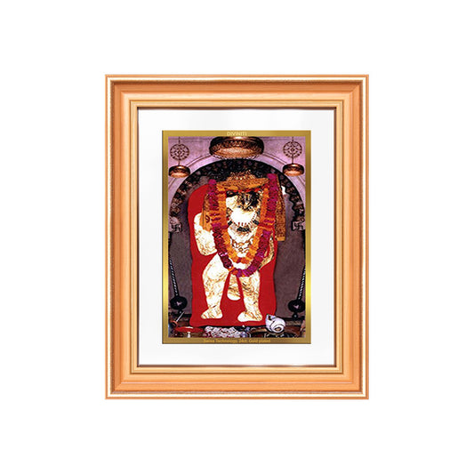 Mehandipur Balaji | Divine Hanuman of Healing and Protection Wall & Tabletop Frame in 24K Gold Plated Foil