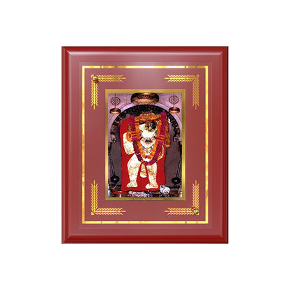 Mehandipur Balaji | Divine Hanuman of Healing and Protection Wall & Tabletop Frame in 24K Gold Plated Foil