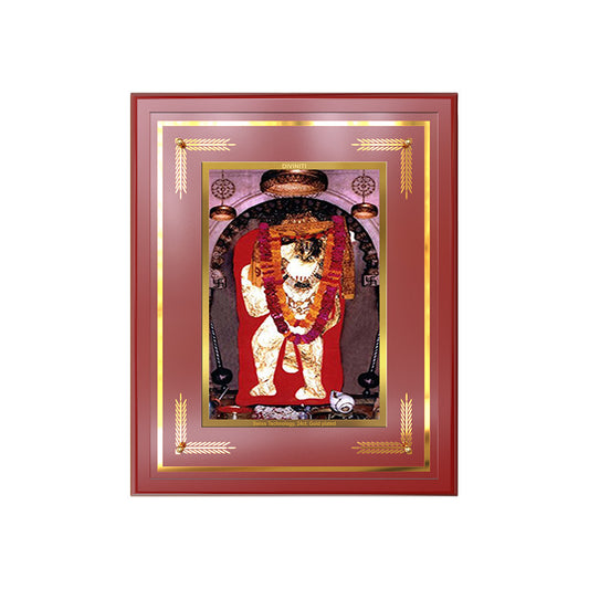 Mehandipur Balaji | Divine Hanuman of Healing and Protection Wall & Tabletop Frame in 24K Gold Plated Foil