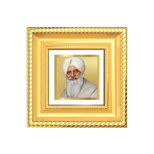 Baba Gurinder Singh Ji Maharaj in 24k gold plated foil