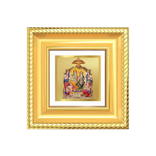 Ram Darbar Tabletop Frame in 24K Gold Plated Foil