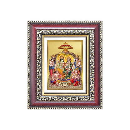 Ram Darbar Wall & Tabletop Frame for Home & Temple in 24K Gold Plated Foil