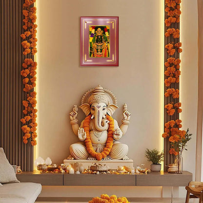 Ram Lalla | Divine Child of Lord Ram at Ayodhya Temple Wall and Tabletop Photo Frame in 24K Gold Plated Foil