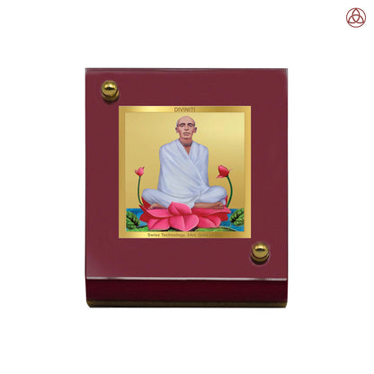 Ram Thakur | Divine Lord Ram Thakur Car Dashboard & Tabletop Photo Frame in 24K Gold Plated Foil