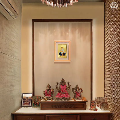 Sai Baba of Shirdi | Saint of Faith & Compassion Wall Photo Frame in 24K Gold Plated Foil