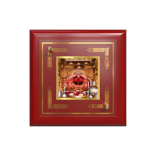 Salasar Balaji | Lord Hanuman of Salasar Dham Tabletop Frame in 24K Gold Plated Foil