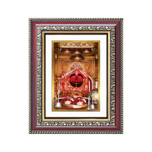Salasar Balaji | Lord Hanuman of Salasar Dham Wall and Tabletop Photo Frame in 24K Gold Plated Foil