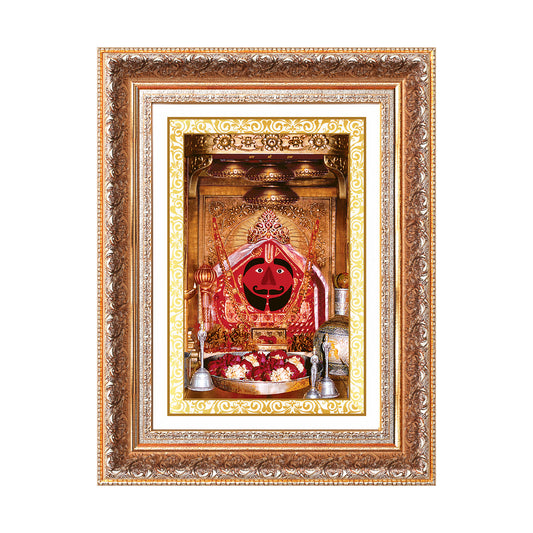Salasar Balaji | Lord Hanuman of Salasar Dham Wall Mount Photo Frame in 24K Gold Plated Foil