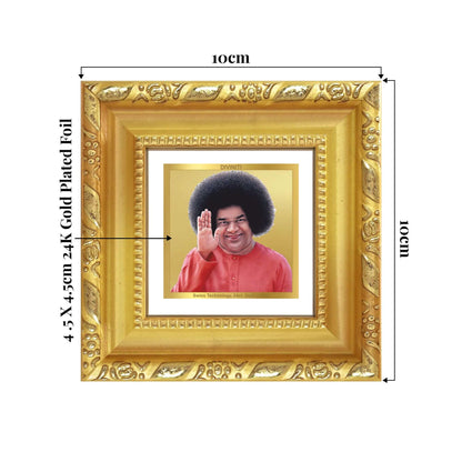 Sathya Sai Baba gold framed artwork | Tabletop Frame at Diviniti