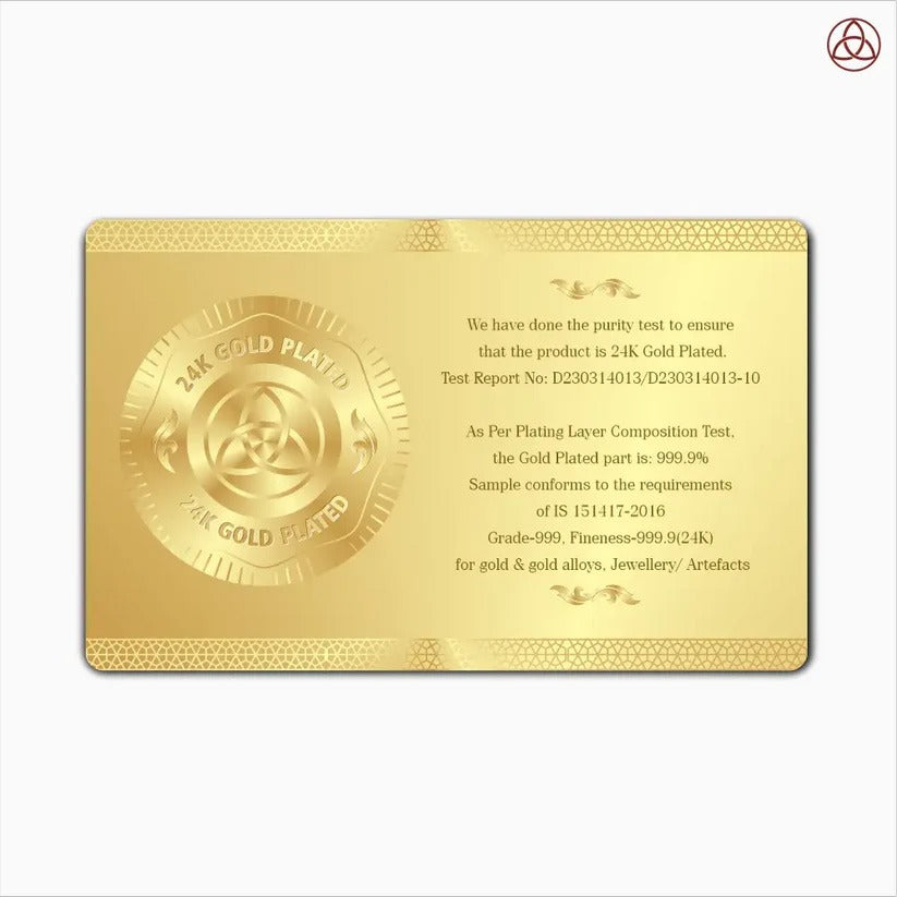 Lord Buddha | Divine Enlightened One Royal Tabletop Photo Frame in 24K Gold Plated Foil