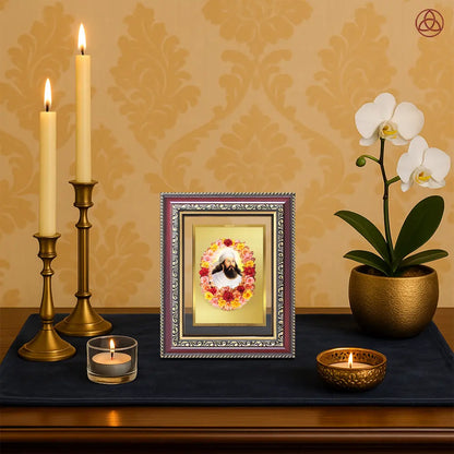 Zoroaster |Zarathustra | Prophet of Light & Righteousness Wall & Tabletop Photo Frame in 24K Gold Plated Foil
