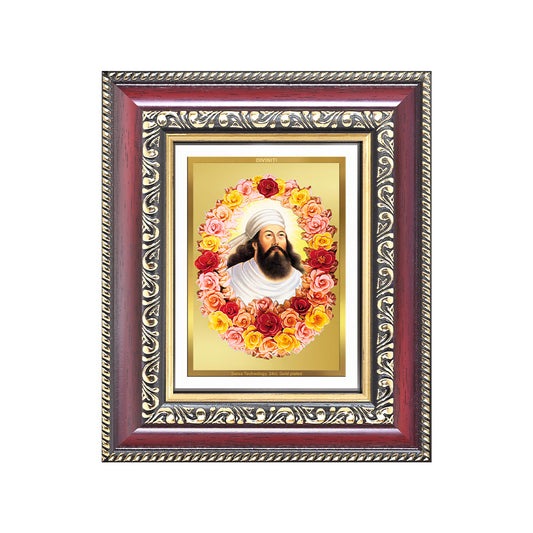 Zoroaster |Zarathustra | Prophet of Light & Righteousness Wall & Tabletop Frame in 24K Gold Plated Foil