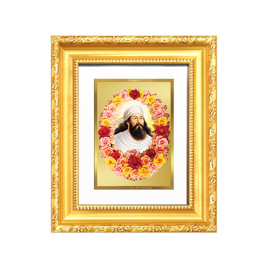 Zoroaster |Zarathustra | Prophet of Light & Righteousness Wall & Tabletop Frame in 24K Gold Plated Foil
