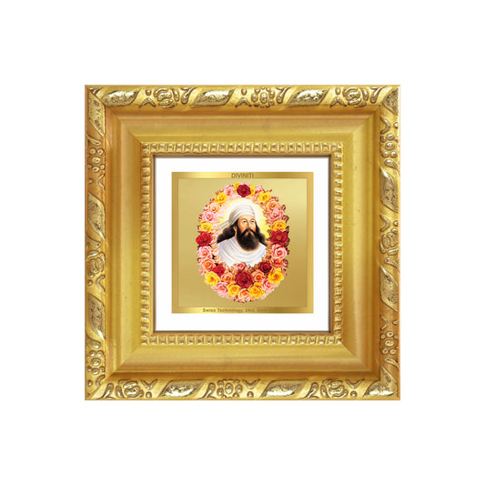 Zoroaster |Zarathustra | Prophet of Light & Righteousness Tabletop Frame in 24K Gold Plated Foil
