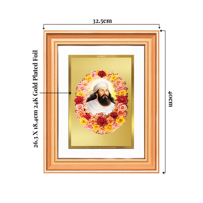 Zoroaster |Zarathustra | Prophet of Light & Righteousness Wall & Tabletop Frame in 24K Gold Plated Foil