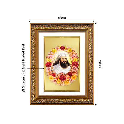 Zoroaster | Zarathustra | Prophet of Light & Righteousness Wall Photo Frame in 24K Gold Plated Foil
