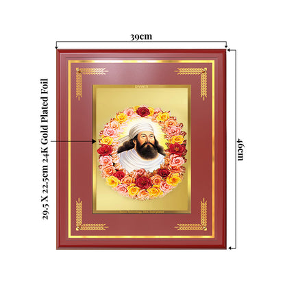Zoroaster |Zarathustra | Prophet of Light & Righteousness Wall & Tabletop Frame in 24K Gold Plated Foil
