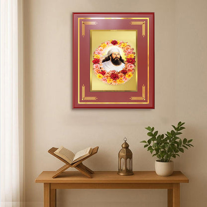 Zoroaster |Zarathustra | Prophet of Light & Righteousness Wall & Tabletop Frame in 24K Gold Plated Foil