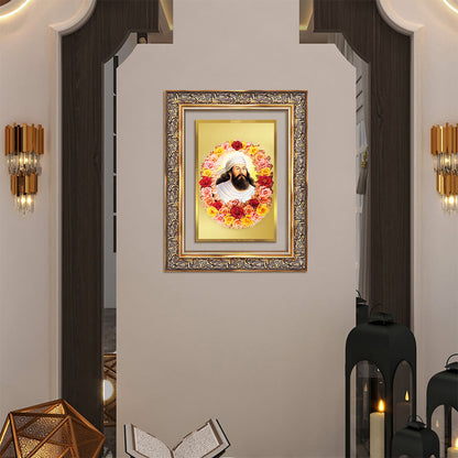 Zoroaster | Zarathustra | Prophet of Light & Righteousness Wall Photo Frame in 24K Gold Plated Foil