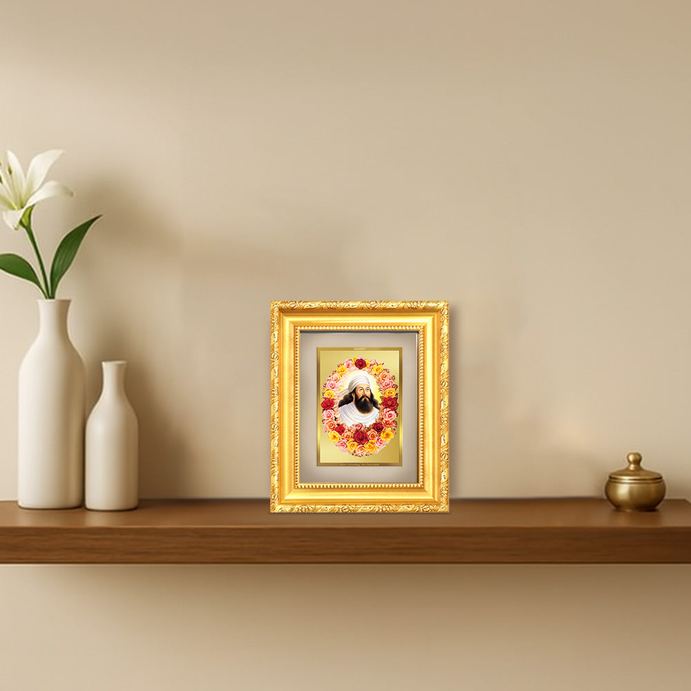 Zoroaster |Zarathustra | Prophet of Light & Righteousness Wall & Tabletop Frame in 24K Gold Plated Foil