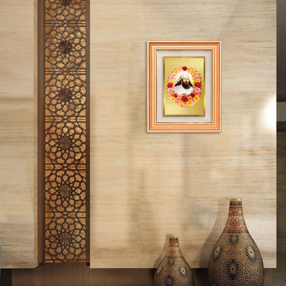 Zoroaster |Zarathustra | Prophet of Light & Righteousness Wall & Tabletop Frame in 24K Gold Plated Foil
