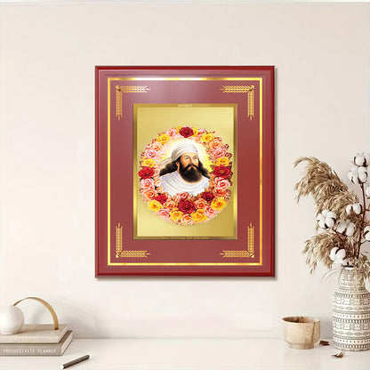 Zoroaster |Zarathustra | Prophet of Light & Righteousness Wall & Tabletop Frame in 24K Gold Plated Foil
