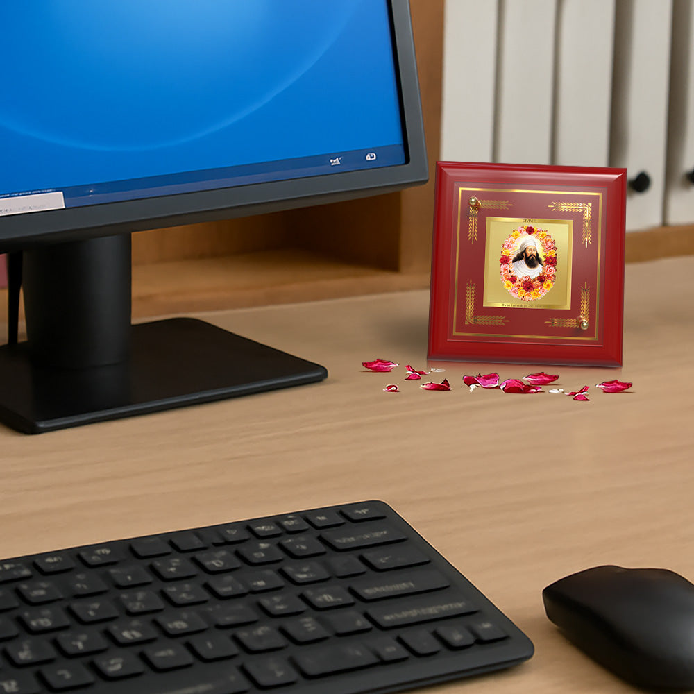 Zoroaster |Zarathustra | Prophet of Light & Righteousness Tabletop Frame in 24K Gold Plated Foil