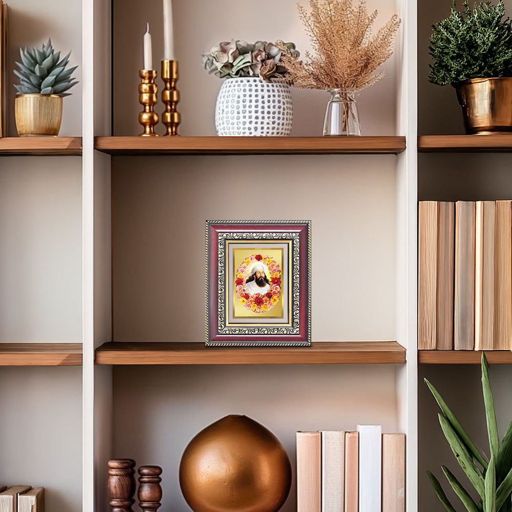 Zoroaster |Zarathustra | Prophet of Light & Righteousness Wall & Tabletop Frame in 24K Gold Plated Foil