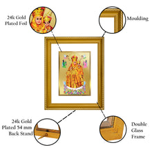 Load image into Gallery viewer, DIVINITI Lady of Health Gold Plated Wall Photo Frame, Table Decor| DG Frame 056 Size 2.5 and 24K Gold Plated Foil (28 CM X 23 CM)

