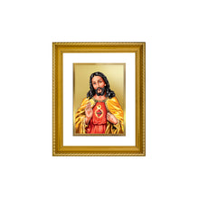 Load image into Gallery viewer, DIVINITI Jesus Gold Plated Wall Photo Frame, Table Decor| DG Frame 056 Size 2.5 and 24K Gold Plated Foil (28 CM X 23 CM)
