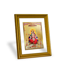 Load image into Gallery viewer, DIVINITI Santoshi Mata Gold Plated Wall Photo Frame, Table Decor| DG Frame 056 Size 2.5 and 24K Gold Plated Foil (28 CM X 23 CM)
