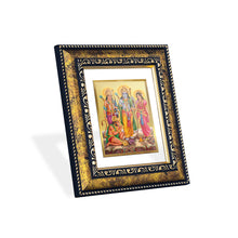 Load image into Gallery viewer, DIVINITI Ram Darbar Gold Plated Wall Photo Frame, Table Decor| DG Frame 113 Size 2 and 24K Gold Plated Foil (23.5 CM X 19.5 CM)

