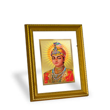 Load image into Gallery viewer, DIVINITI Guru Harkrishan Gold Plated Wall Photo Frame, Table Decor| DG Frame 056 Size 2.5 and 24K Gold Plated Foil (28 CM X 23 CM)
