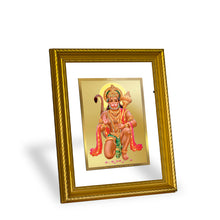 Load image into Gallery viewer, DIVINITI Hanuman Gold Plated Wall Photo Frame, Table Decor| DG Frame 056 Size 2.5 and 24K Gold Plated Foil (28 CM X 23 CM)
