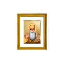 Load image into Gallery viewer, DIVINITI Guru Nanak Gold Plated Wall Photo Frame, Table Decor| DG Frame 056 Size 3 and 24K Gold Plated Foil (32.5 CM X 25.5 CM)

